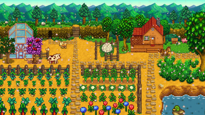 Nông trại trong game Stardew Valley